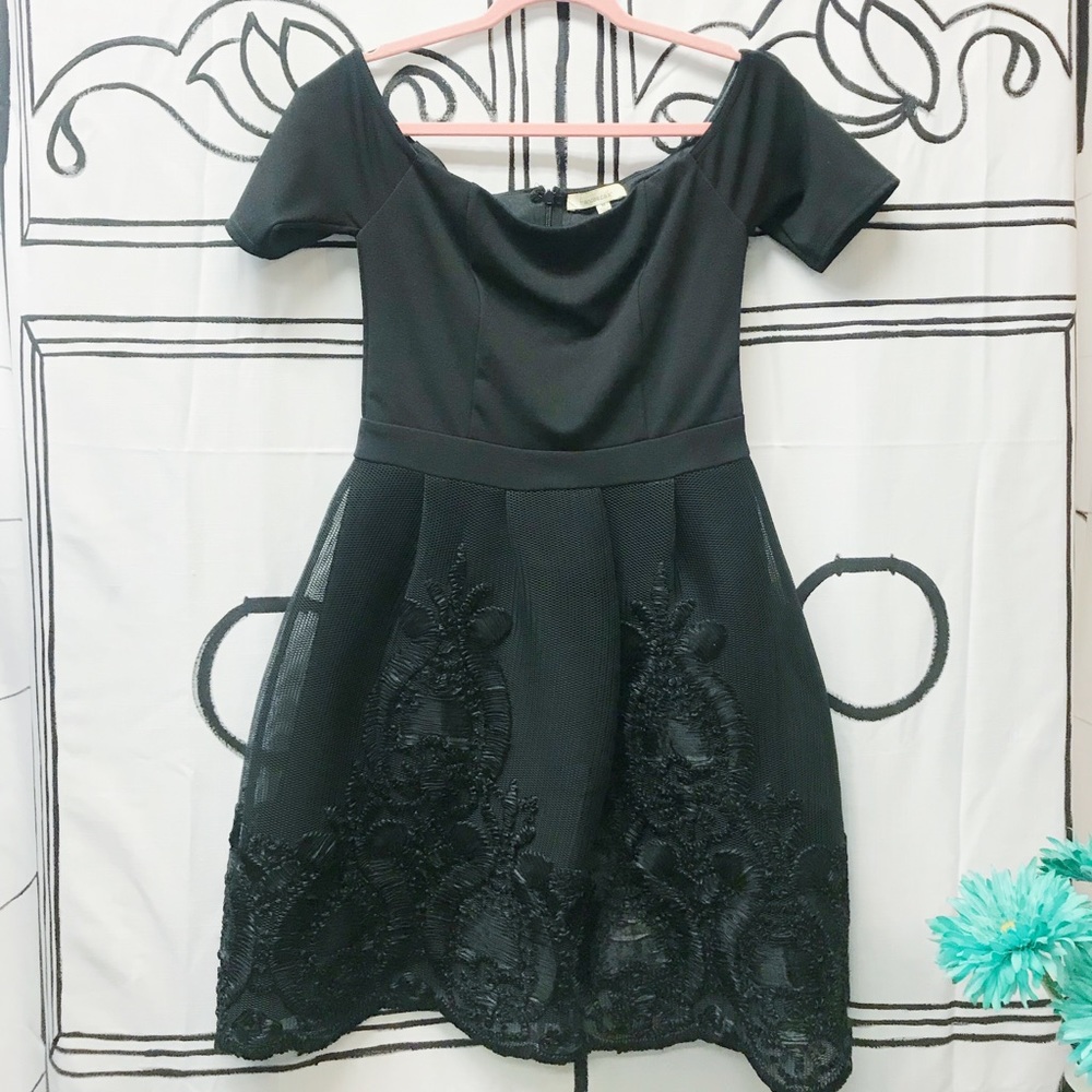 Off the shoulder dress